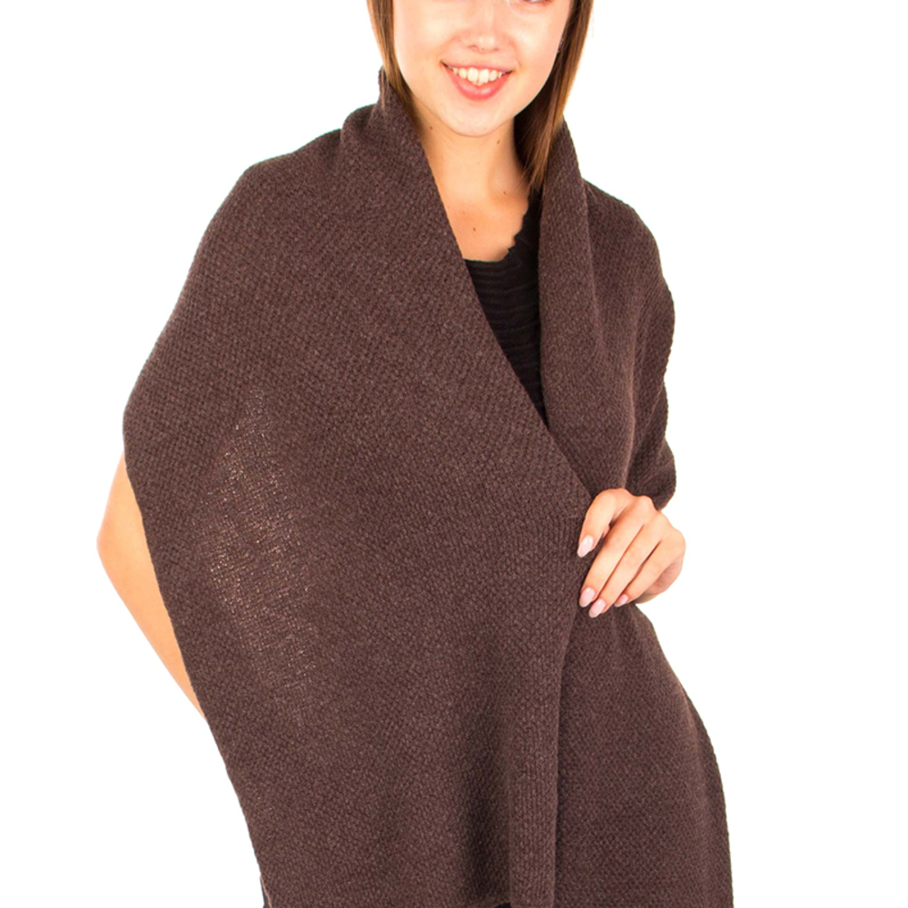 INVERNI BROWN SCARF | WOMENS SIZE 225X45